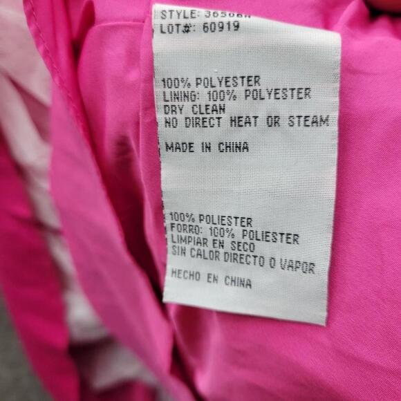 Blondie Nites Juniors Size 5 Hot Pink Lace Up Back Fit & Flare Mini Dress NWT - Picture 11 of 12